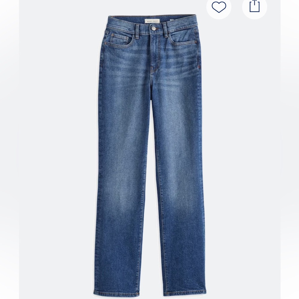 NWT Warp + Weft RFD Straight Leg Jean